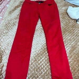 Junior’s Red Skinny Jeans